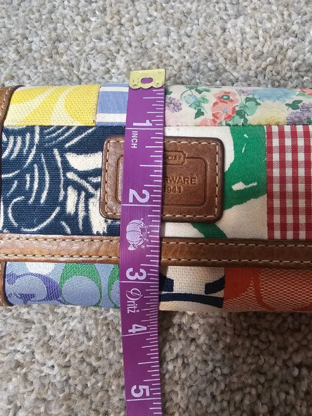 Coach patchwork wallet